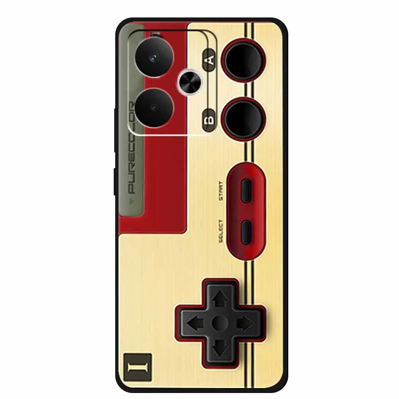Sleek Black Silicone Soft Back Phone Case Cover