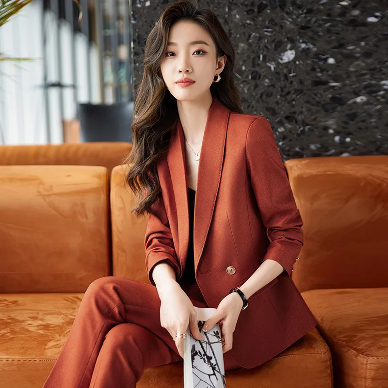 High End Suit For Women's Spring And Autumn Temperament, Goddess Style, Professional Small Stature, Work Clothes, Business Suit,