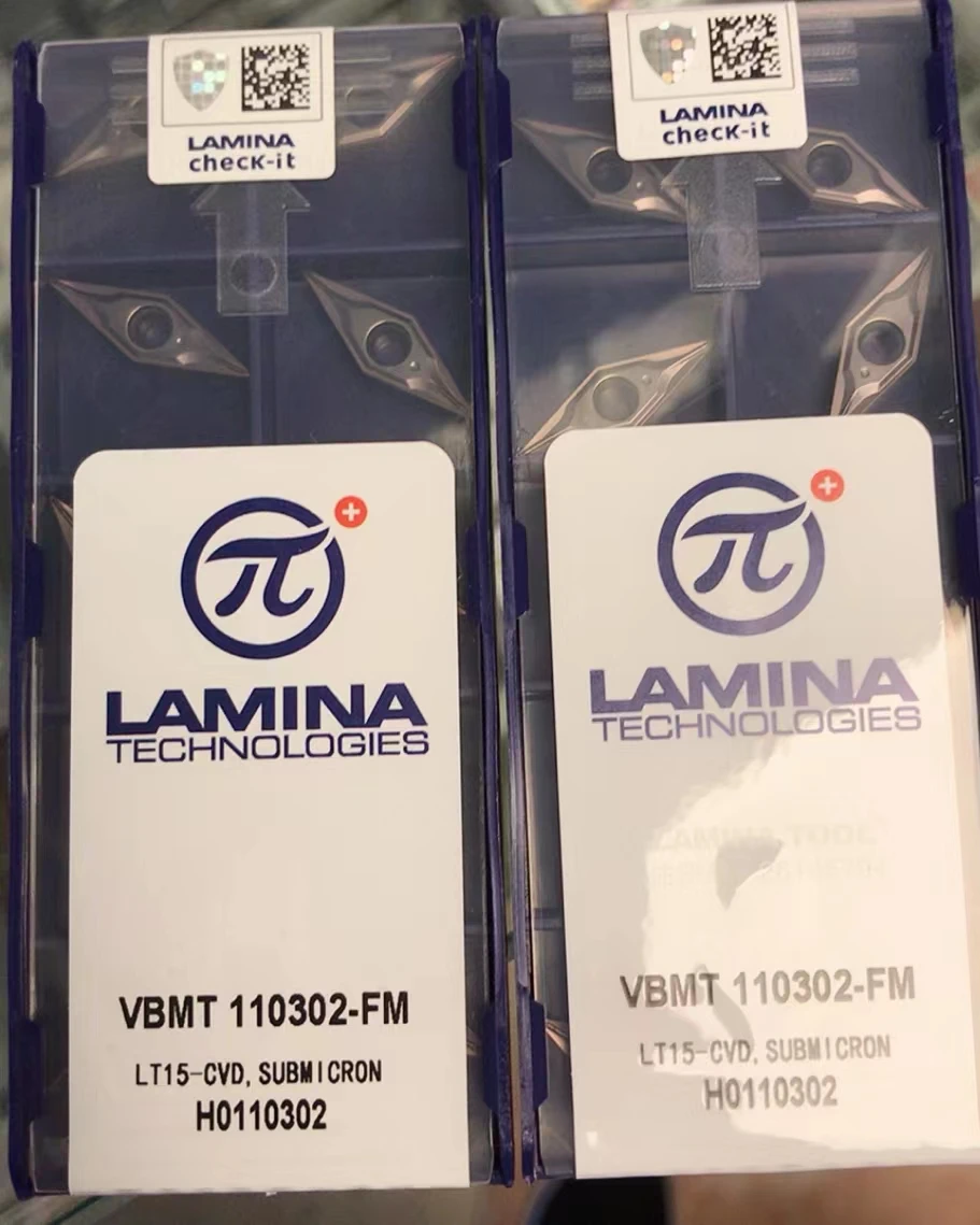 VBMT110302-FM/VCMT110302-FM/VBMT110304-M/VBMT110308-MV/VBMT160404-MV/VBMT160408-MV LT15 LAMINA CNC 카바이드 인서트 10개/박스