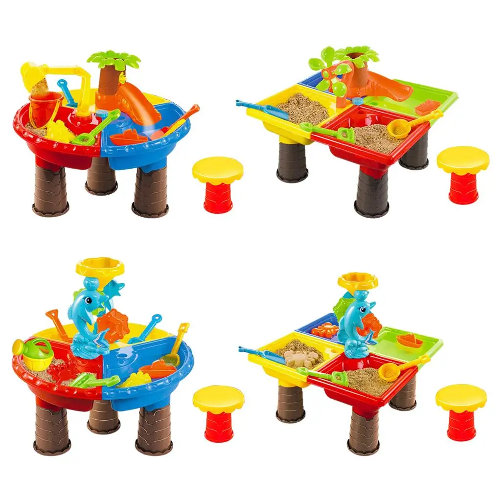 

2 in 1 Outside Outdoor Sand and Water Table Playset Outdoor Fun Sand Toys