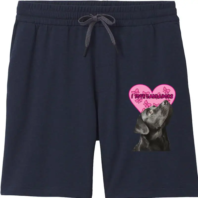 

Black Labrador Men's Shorts, I Love Labradors - Choice of printing & colours!
