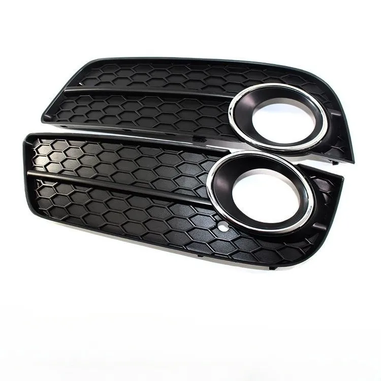 

Левый Правый передний бампер для автомобиля, нижний гриль, противотуманный зеркальный чехол для AUDI A5 S-Line S5 2008-2011 8T, решетки для бампера, Стайлинг рамы