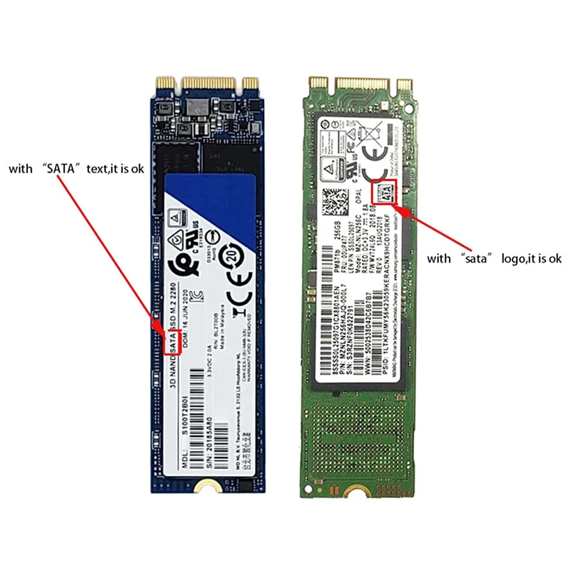 M.2 NGFF SSD-2.5인치 SATA 어댑터 카드 데스크탑 노트북 스토리지용 고속 라이저 보드 SATA 변환기