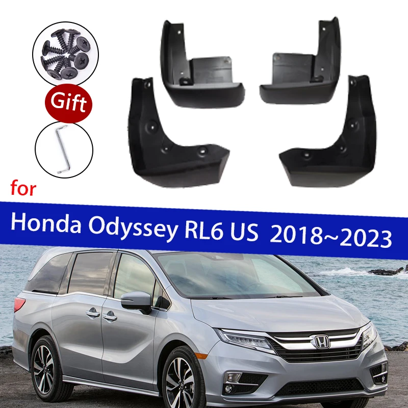 

Автомобильная щитка от грязи для Honda Odyssey RL6 EX-L 2018 ~ 2023, брызговики, передние и задние колеса, брызговики, брызговики, автомобильные аксессуары