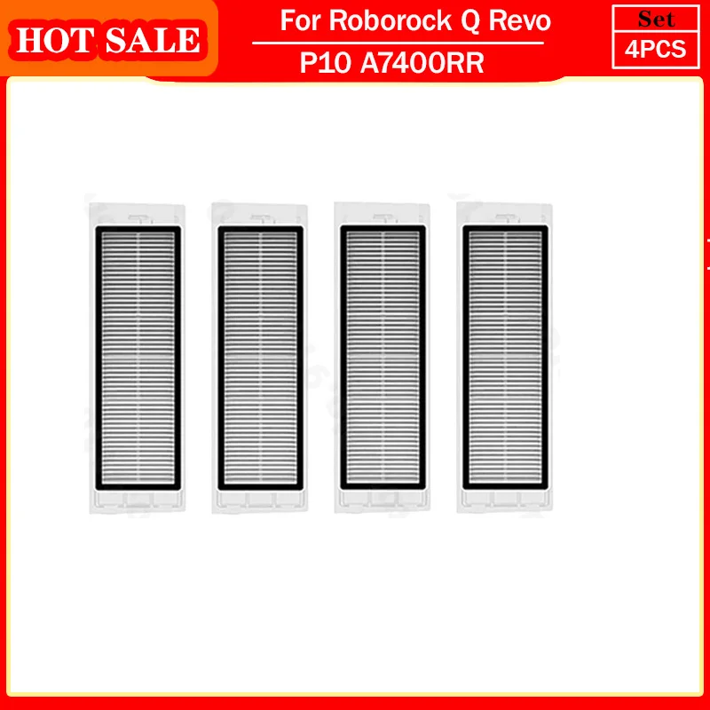 Roborock Vacuum Cleaner Accessories: Main Brush, Side Brush, HEPA Filter, Mop Cloths, Dust Bag