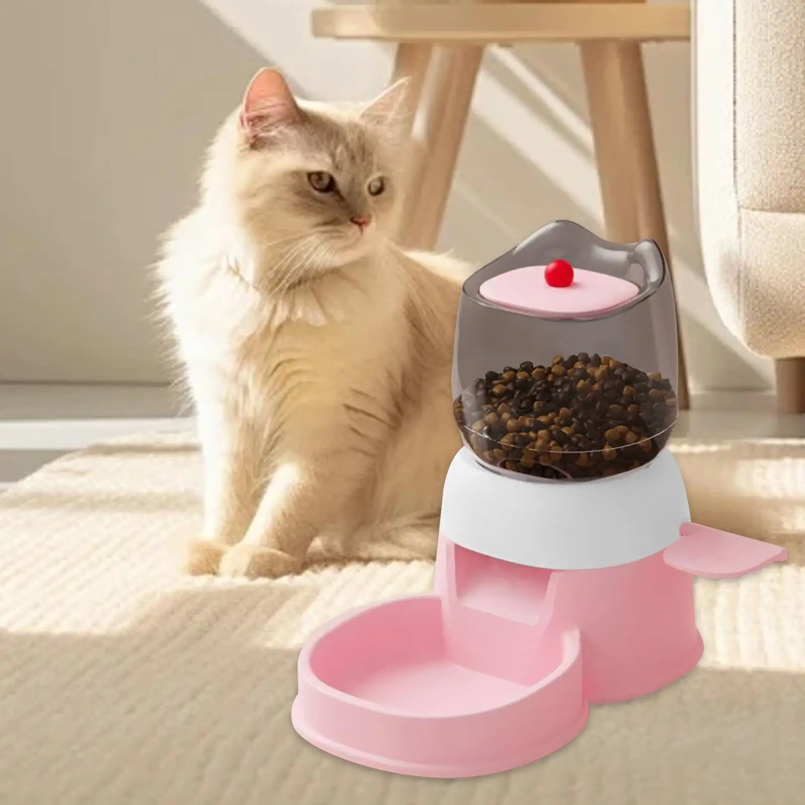 Automatic Pet Feeder Large Capacity 2L Dogs Cats Food Feeder Outdoor Pet Dispenser for Dog Kitten Small Medium Pet Puppy Cat Automatic Pet Feeder Large Capacity 2L Dogs Cats Food Feeder Outdoor Pet Dispenser for Dog Kitten Small Medium Pet Puppy Cat