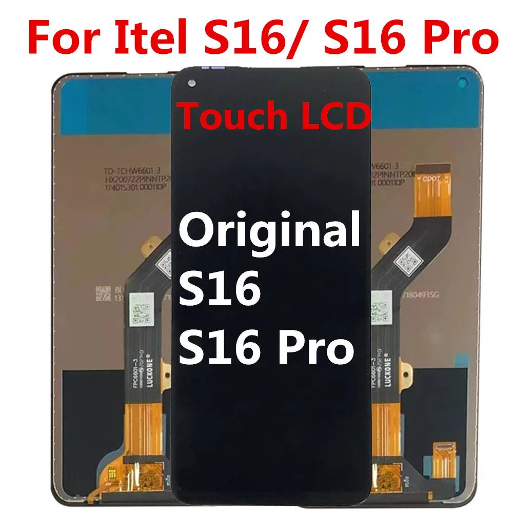 

Оригинальный черный ЖК-дисплей 6,6 дюйма для Itel S16 Pro