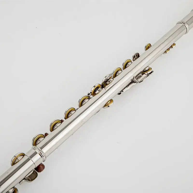 Top Japan Flute 212 272 Professional Cupronickel C Key 16 Hole Flute Silver Plated Musical Instruments With Case and Accessories
