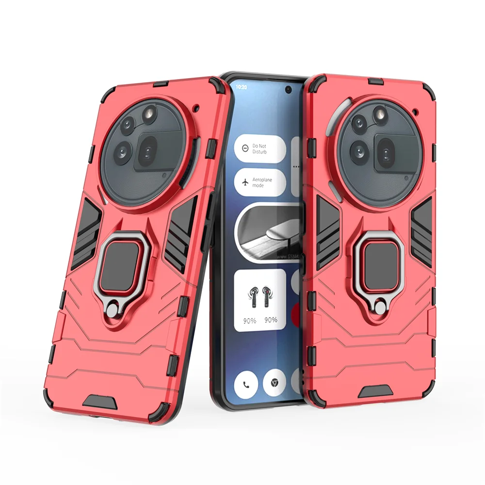 Enhanced Ring Holder Rugged Armor Case with Stand