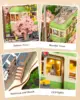 Robotime 3D Puzzles Sakura Journey DIY Model Building Toy with LED Light Wooden Craft Kits Tram Hobby for Kids Brain Teaser Gift 4