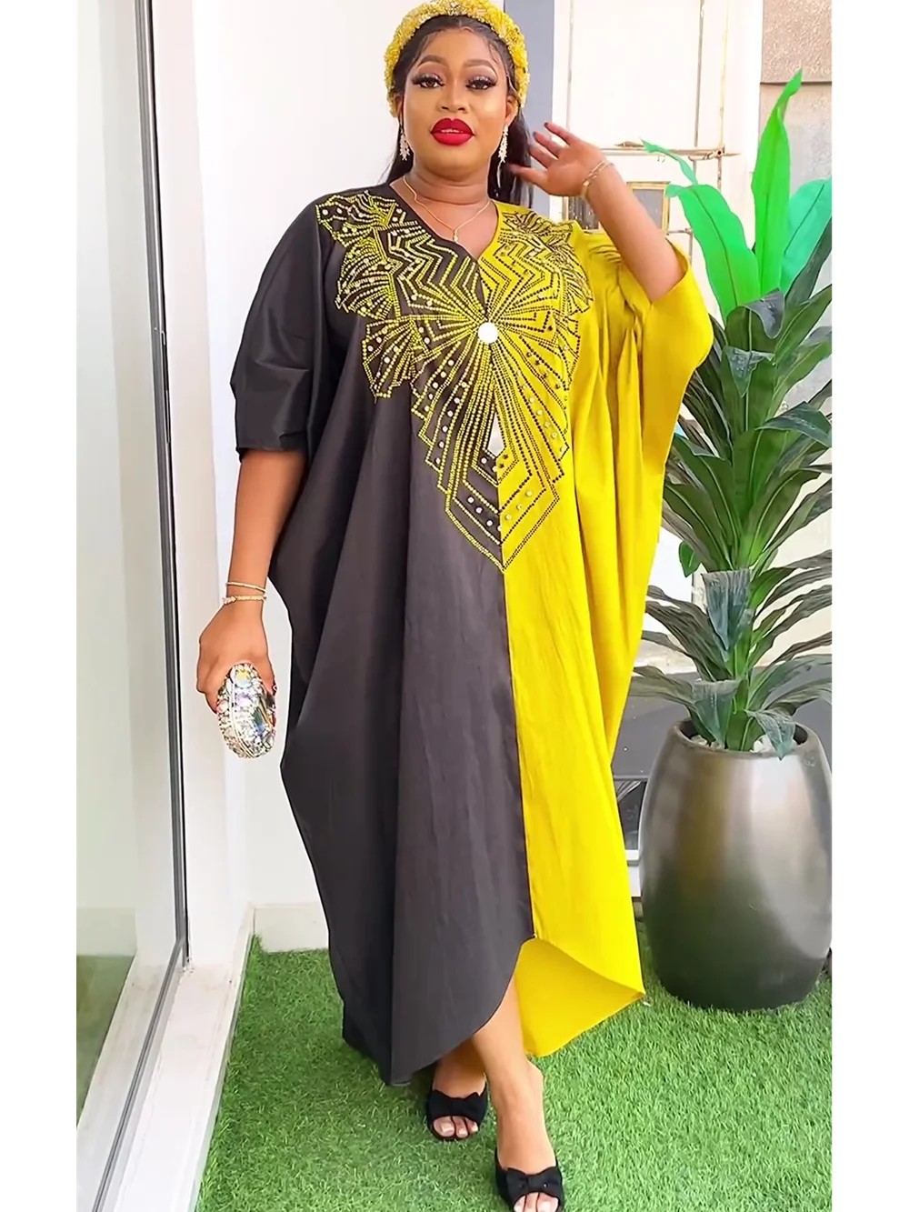 

African Dresses for Women Traditional Africa Clothing Dashiki Ankara Outfits Gown Abayas Robe Muslim Kaftan Maxi Long Dress 2024