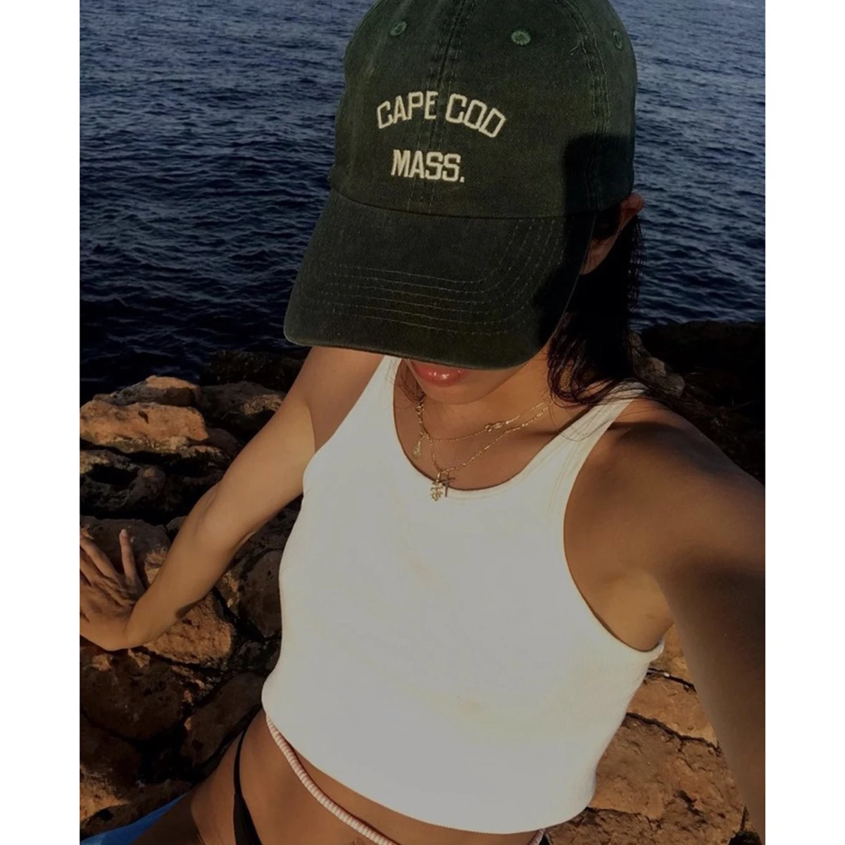 Vintage Letter Embroidery Cotton Baseball Cap Women Autumn Harajuku Casual Sunscreen Hat Femme Retro Streetwear Casual Hats