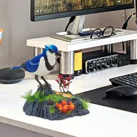 Electric Simulation Voice Control Parrot Toy Musical Magpie Talking Electronic Pet Bird Model Home Room Ornament Accessories 2