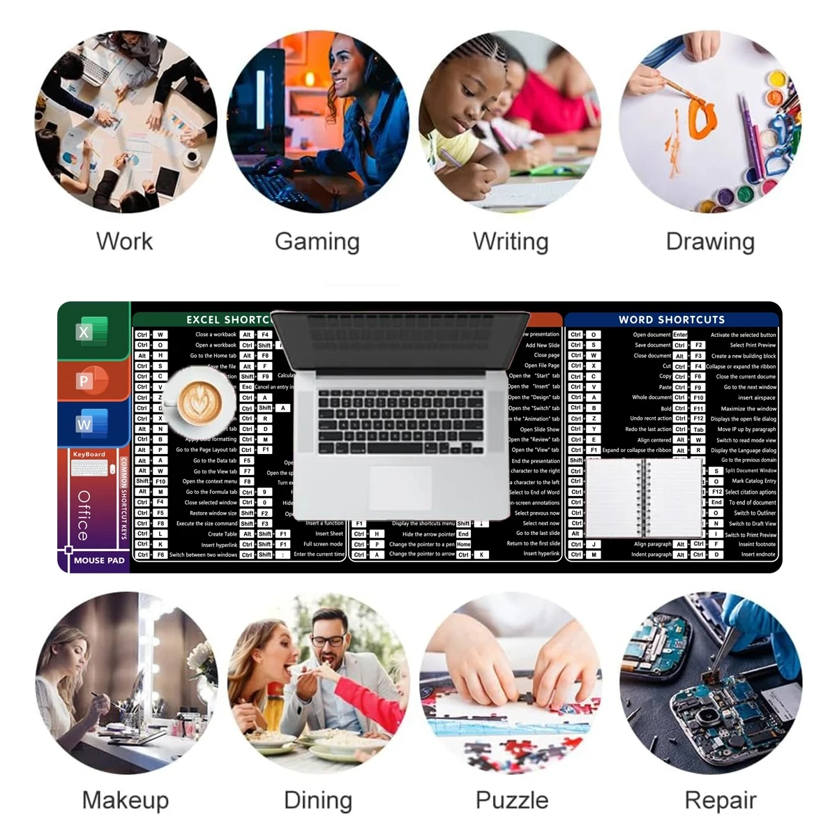 Large Linux Python Gaming Office Mouse Pad Shortcuts XXL Gaming Mats Computer Mat For Computer Mouse mouse pad,gaming mousepad,computer desk mat