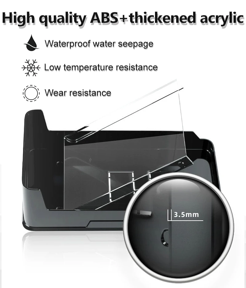 Outdoor Waterproof Cover Rain Proof Shell with Transparent Panel for Access Cont