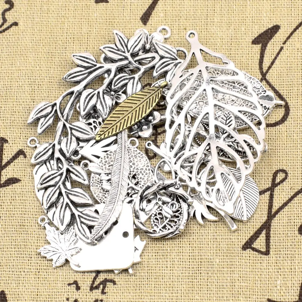 

Tree Branches Leaves Charm For Making Jewelry Bracelet Pendant For Necklace Hobbies And Crafts Materials