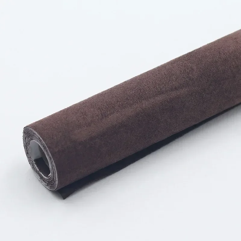Multi-Color Black Self-Adhesive Suede Fabric Leather Roll