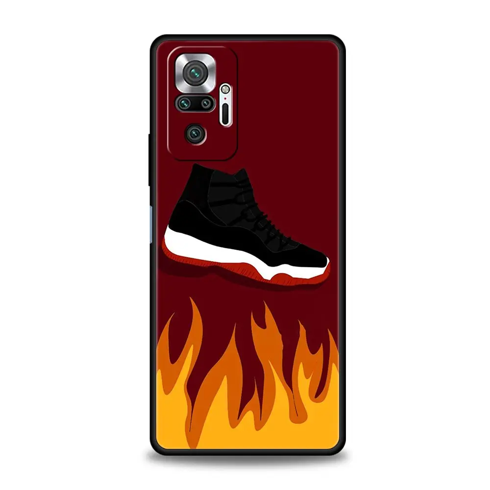 Sleek Black Sports Basketball Basket Phone Case