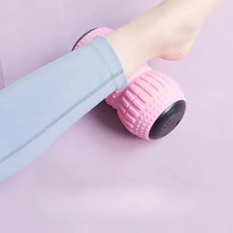 Yoga Balls Electric Fascia Ball Peanut Ball Vibration Massage Shoulder Neck Waist Leg Muscles Relaxation Fitness Massager