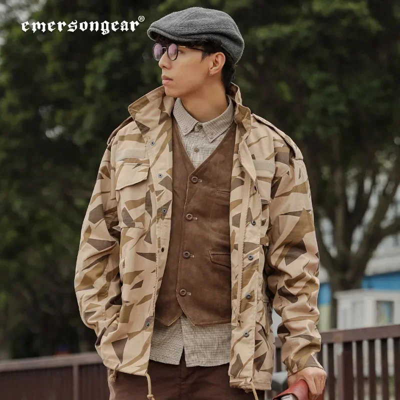 Emersongear Tactical For M65 Coat Multi-Pocket Trench Coat Ergonomics Jacket Warm Hunting Camping Outdoor Hiking DCC EM9654