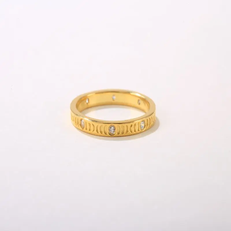 925 Sterling Silver Single Row Black Diamonds Ring for Women silver ring