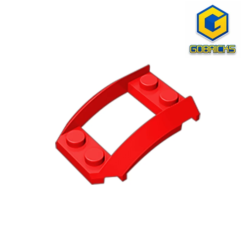 Gobricks GDS-1508 Wedge 4 x 3 Open with Cutout and 4 Studs  compatible with lego 47755 pieces of children's DIY цена и фото