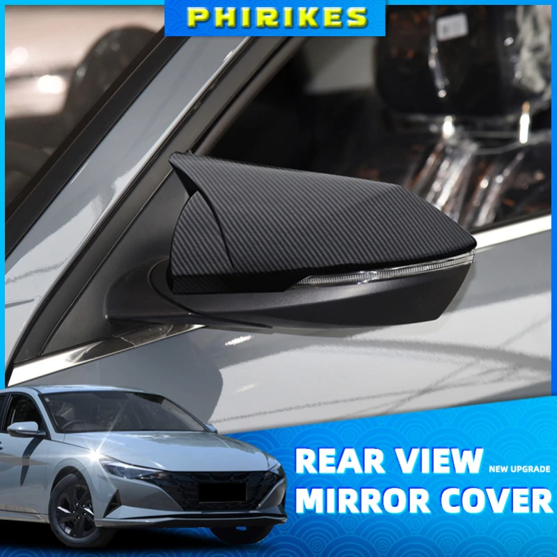 M Style Car Glossy Black Rearview Mirror Cover Trim Frame Side Mirror
