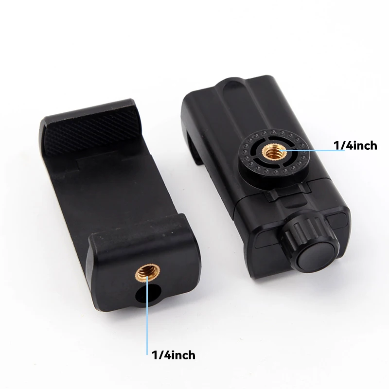 1/4 Inch Screw Universal Tripod Stand Phone Clip Hole Holder For Tripod Mobile Smart Phone Accessories Stand Mount