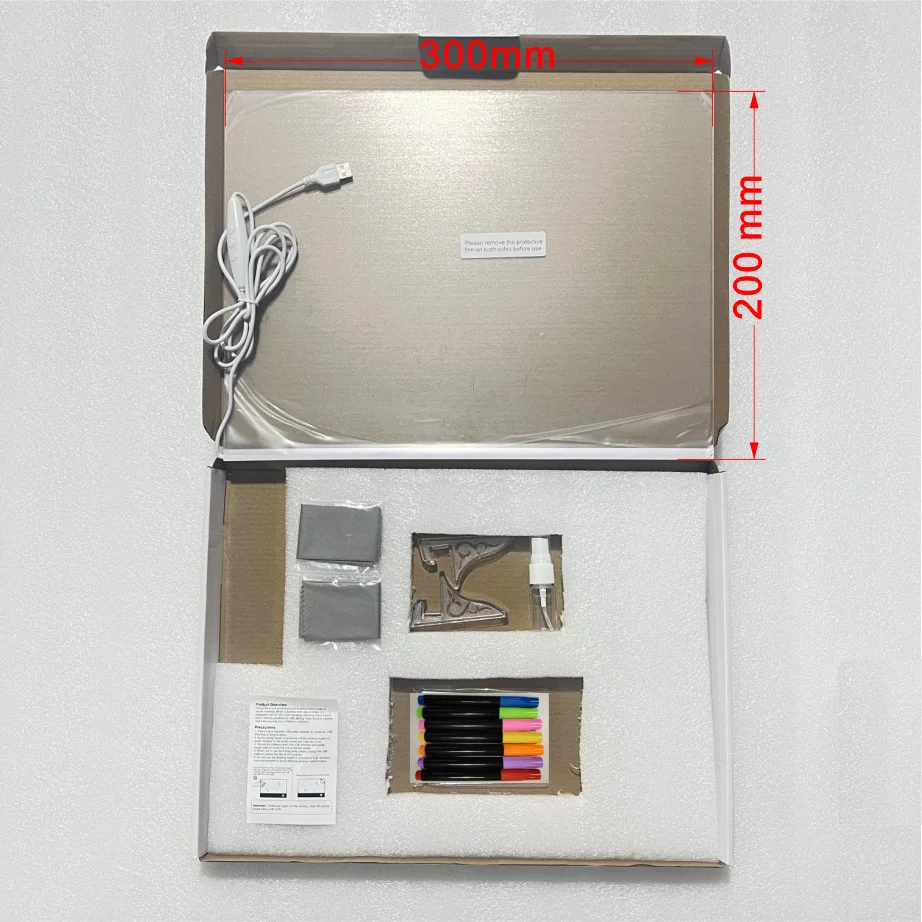 DIY 어린이용 발광 그림판, 지울 수 있는 LED 형광판, 발광 장난감, 발광 그림판, 조명