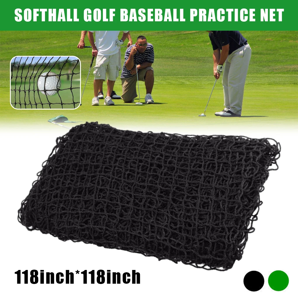 

Multifunctional Practice Net Wide Area For Various Sports Sturdy And Weaving Is Tight black Knotless