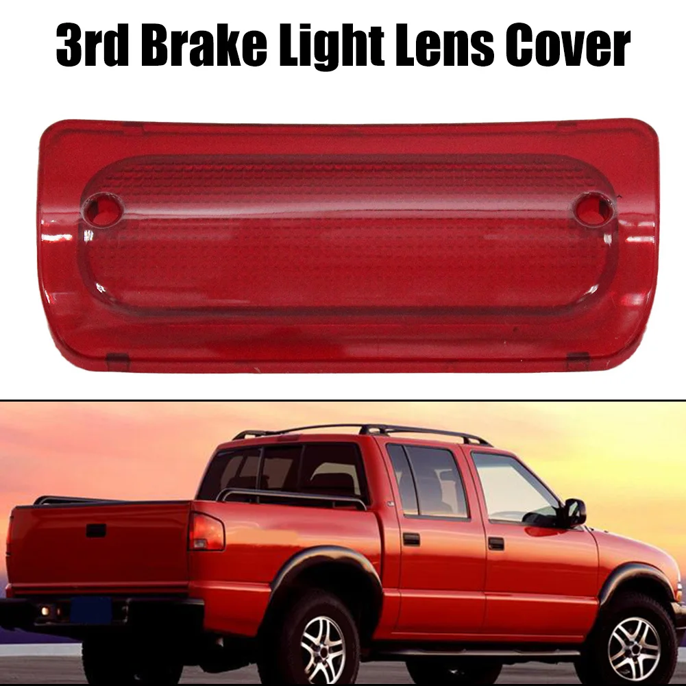 

3rd Brake Light Lens Red Cover For S-10 For GMC For Sonoma Extended Cab 1994-2004 16520288 Third Brake Light Len Car Accessories