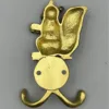 Originality Hook Cute Squirrel Metal Luxury Hook Clothes Hanging Hooks for Home Decoration Key Hanger  Wall Key Holder 3