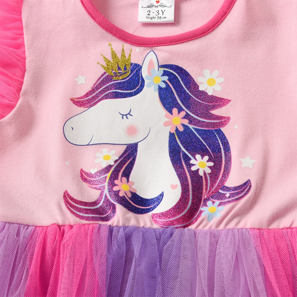 Robe en tulle mignonne pour filles, idéale pour l'été