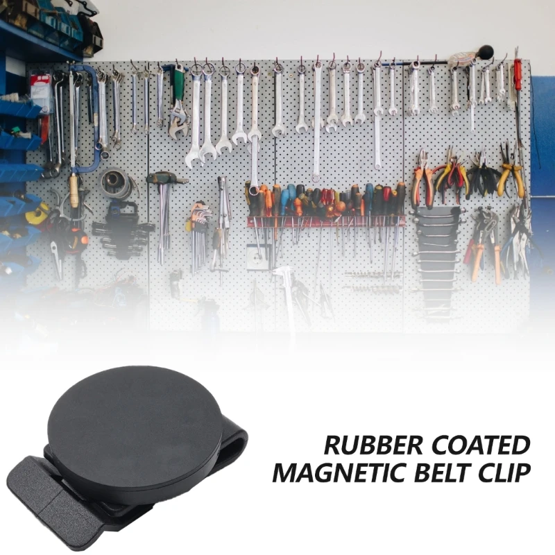 Belt Magnetic Clips Magnetic Tool Holder Black Magnet Belt Organizers for Screws Nails Screwdrivers Wrench Metal Tool 3