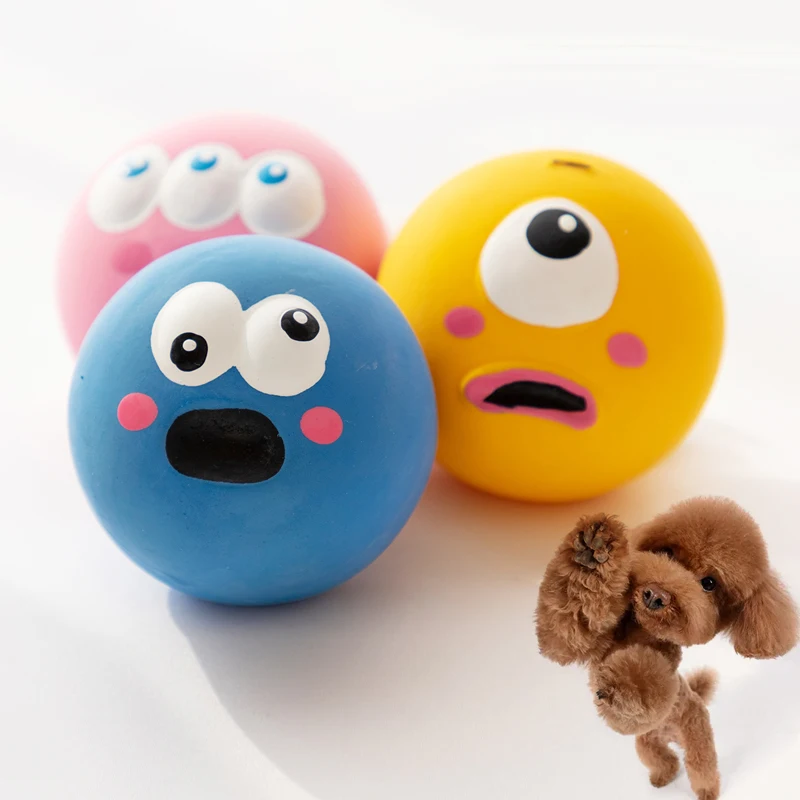 Dog Toys, Interactive Dog Toy Ball That Bounces and Sounds, Exercise Toy for Puppy Teething Toys for Pets cute dog toy plush giggle ball toys puppy automatic electronic shake crazy dog toys exercise entertainment interactive pet toy