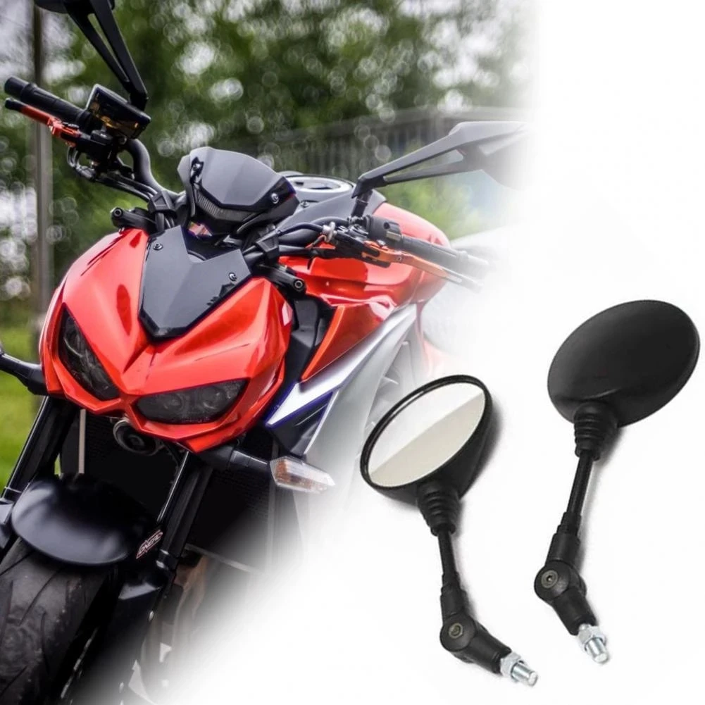 

1 Set Rearview Mirrors Universal Folding Round Motorbike Modified Rear View Mirrors for Motorcycles