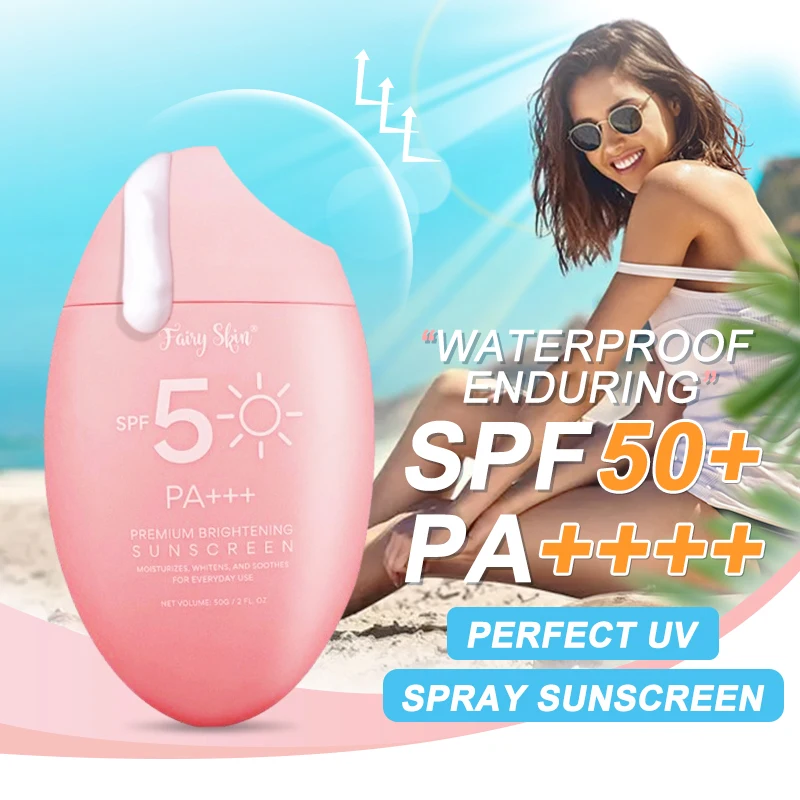 Body Sunscreen SPF 50 Light Thin Refreshing Sunscreen Protector Solar Sun Protection Cream For Korean Women Face facial sunscreen sunscreen cream