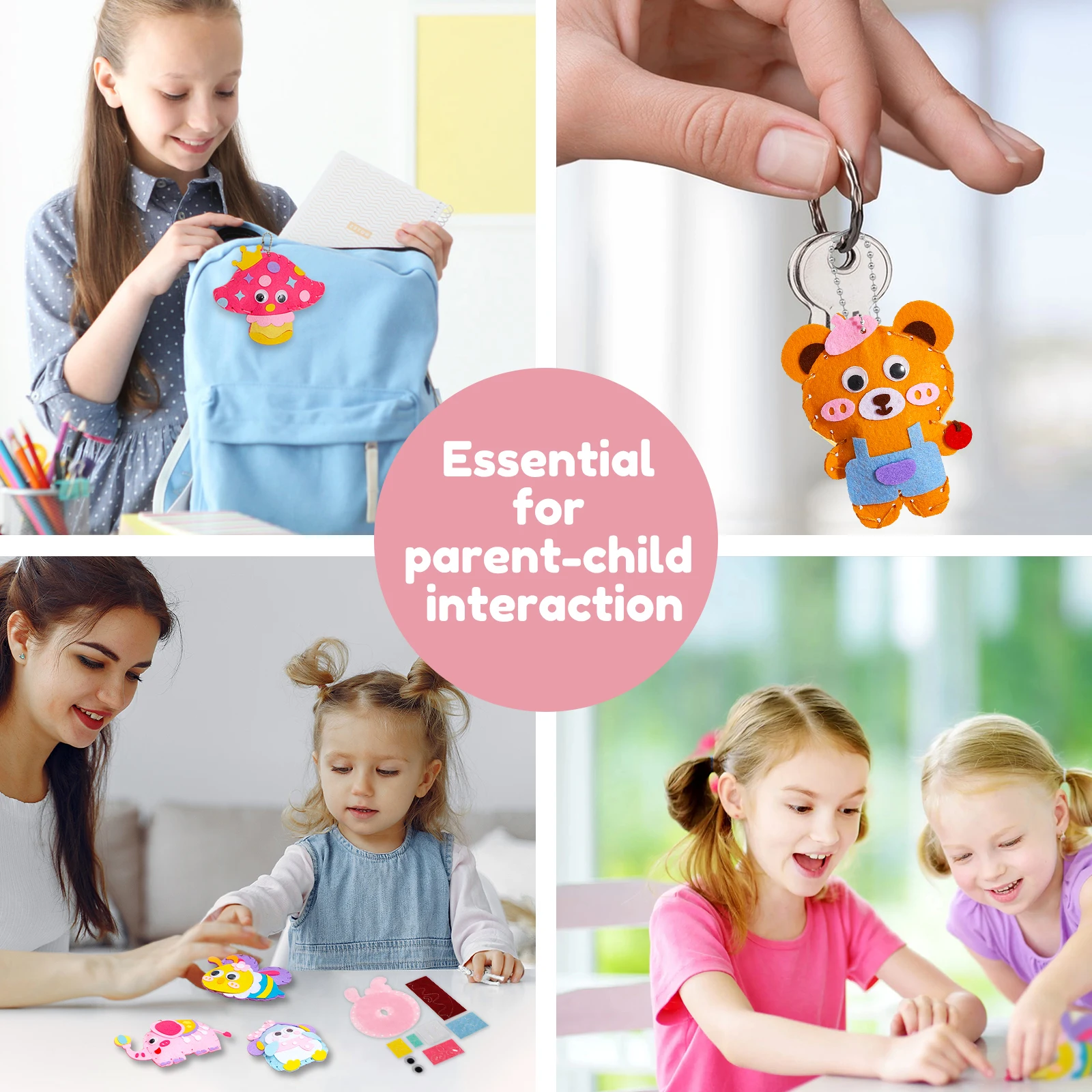 Sewing Craft Kit for Kids DIY Doll Toys Beginners