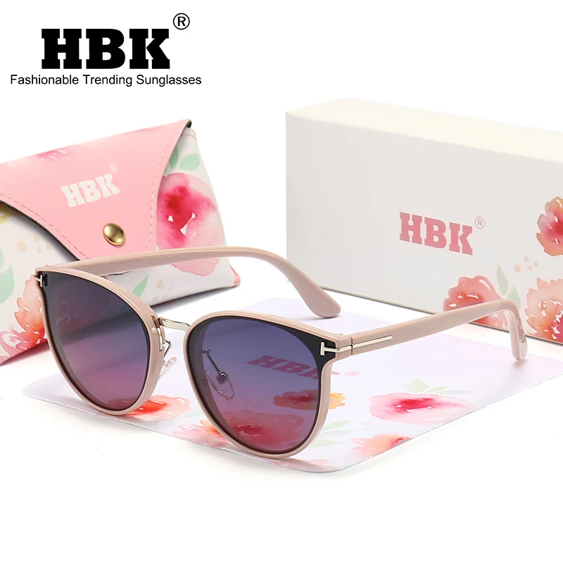 Солнцезащитные очки HBK женские поляризационные модные ультралегкие солнечные