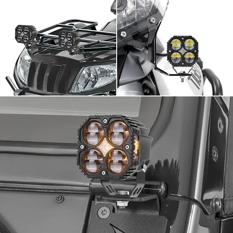 مصباح للدراجة النارية 120 واط 12000LM LED