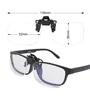 Ultra-light Clip Presbyopic Glasses Reading Glasses Flip Up Down Rimless Magnifying Glasses Lens With Clip +1.0 +1.5 +2.0 +2.5 4