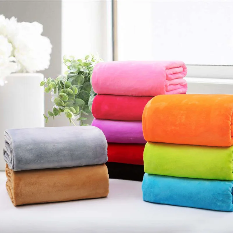 

Thin Coral Velvet Small Blanket Flannel Napping Single and Double Blanket Sofa Blanket Pet Cover Blanket