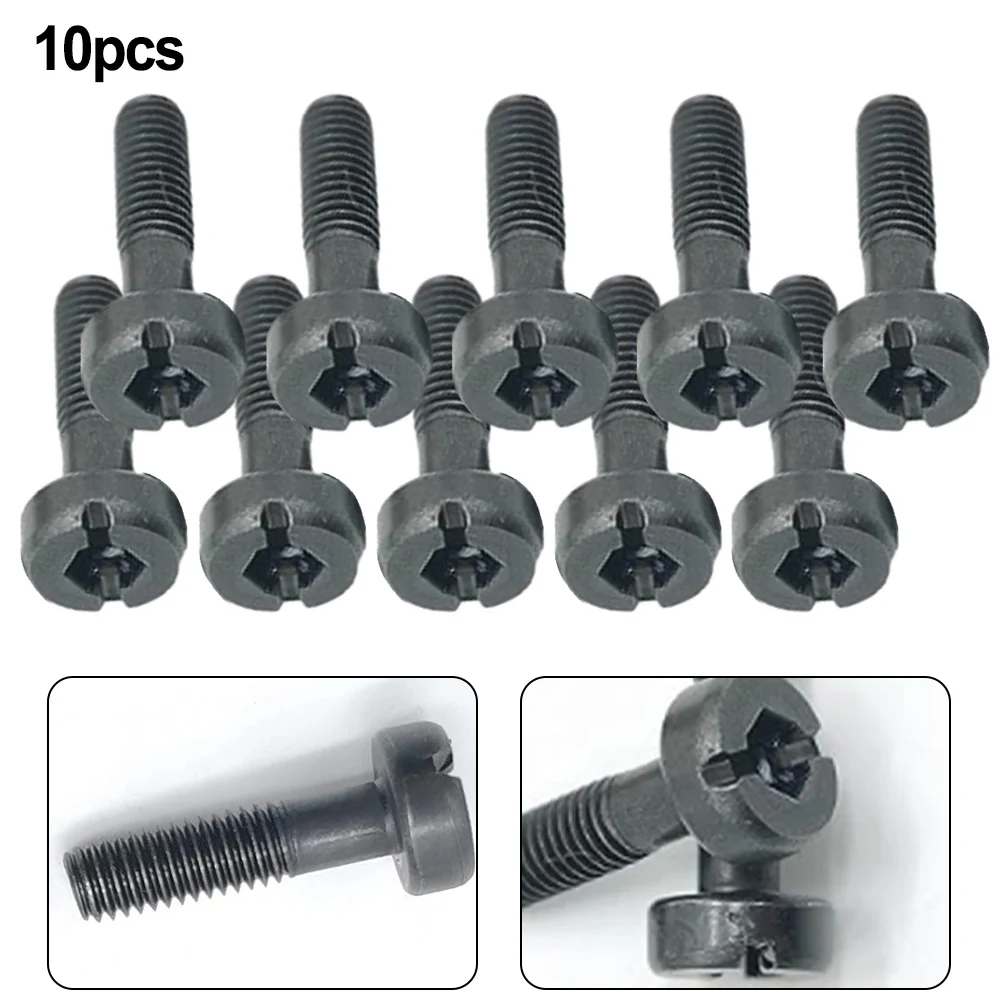 Power Tool Accessories Grass Trimmer Accessories Brushcutter Replacement Parts Brush Cutter Parts Brush Cutter Kit Lawn Mower Accessory Accessories Screw 10 Pack 10Pcs 10X 340 345 350 440 460 & 461 Models 503217321 Screw Components Metal