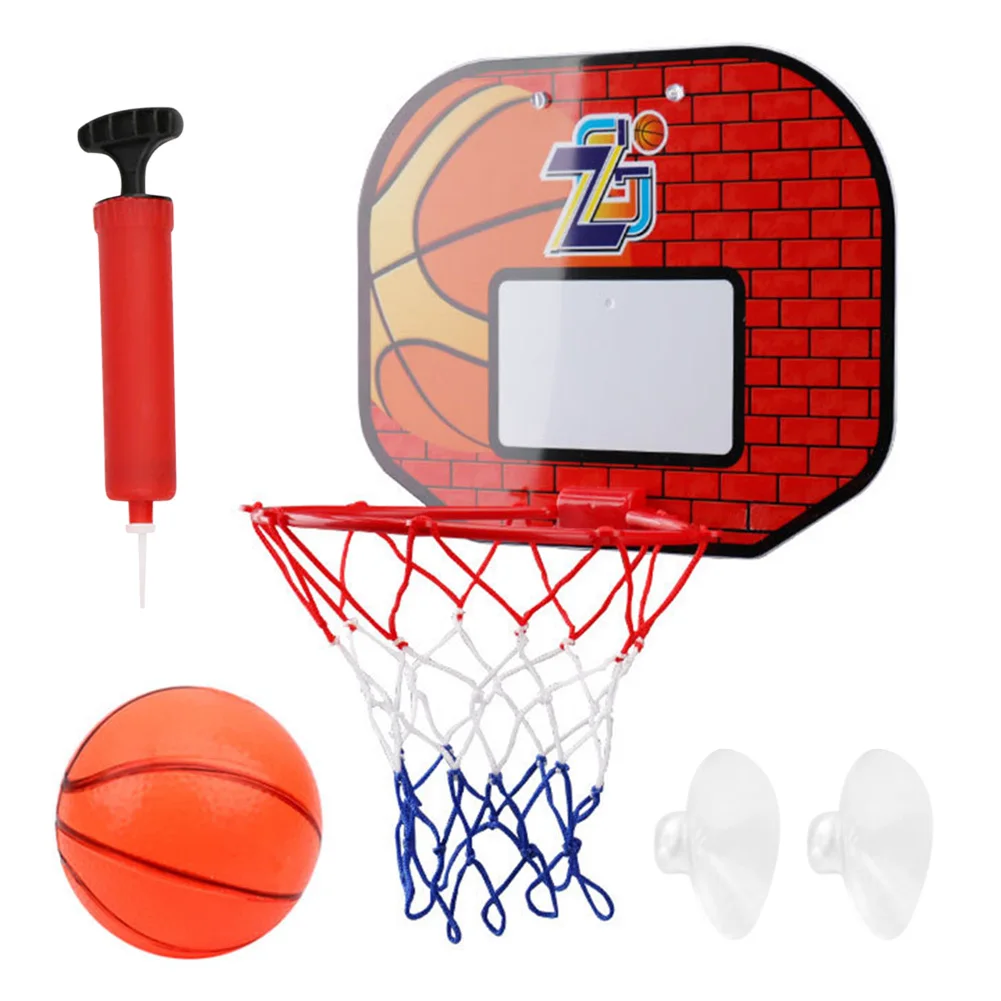 Mini Basketball Hoop Set Indoor Children Safety Funny Game Kids Bouncing Mute Silent Basketball Squeezable Ball Sport Game Set