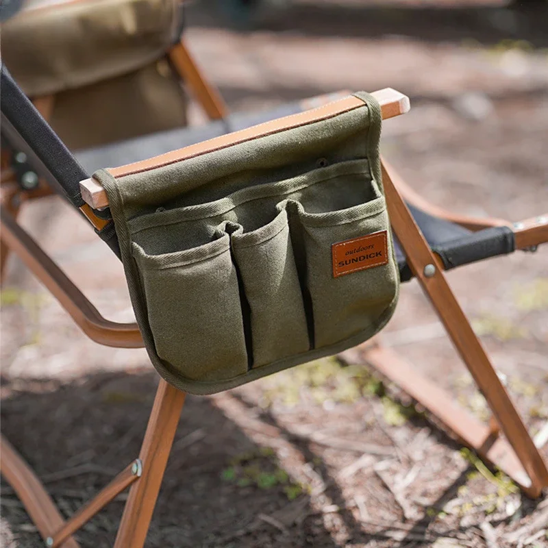 Mountainous Customers Exposed Camp Kemmit Chair Armrest Hanging Bag Side Multi Functional Storage Bag Portable Storage