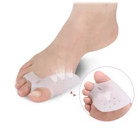 2Pcs Gel Foot Care Tool Bunion Corrector Bone Big Toe Protector Hallux Valgus Straightener Toe Spreader Pedicure Corrector Hallu 2