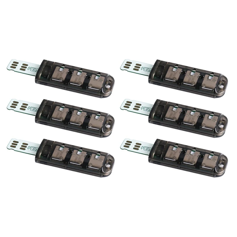 6X Adattatore Per Scheda Sim A 6 Slot Lettore Di Schede Multi-Sim Mini Sim Nano Con Interruttore Di Controllo Indipendente Per Iphone 5/6/7/8/X