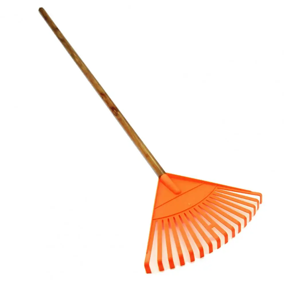 Grass Rake Plastic Long Lasting Easy Installation Weed Puller Tool Wide Application Large Leaf Lawn Rake Garden Accessories weed puller