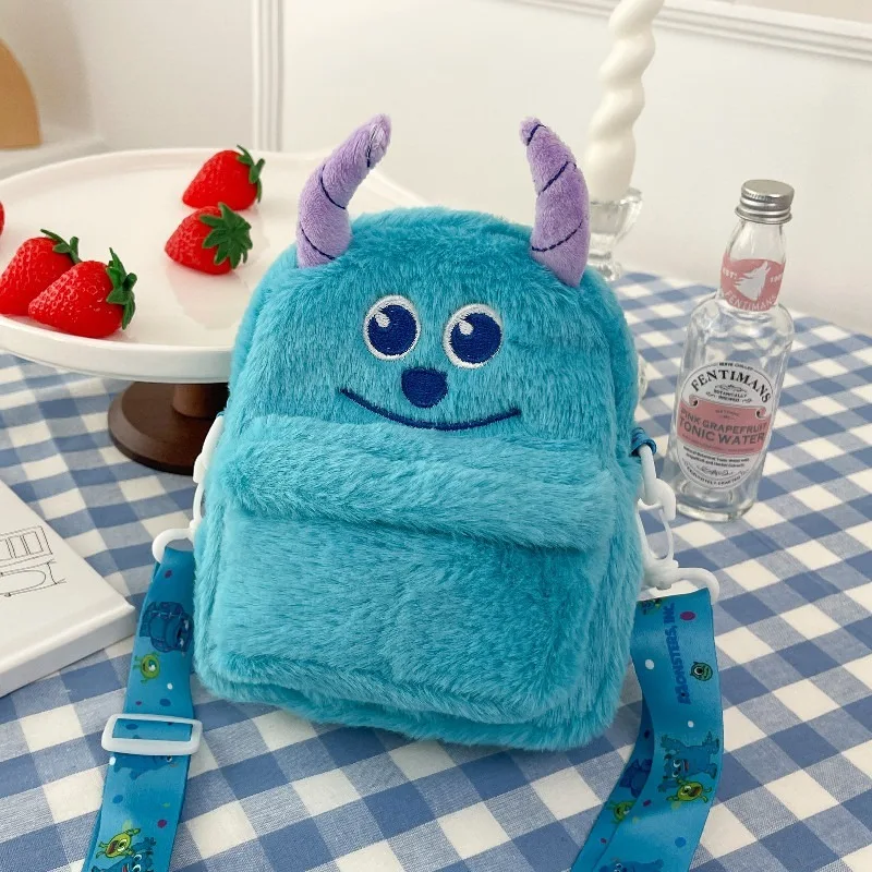 Disney's Plush Star Dew Strawberry Bear Little Monster Messenger Bag Women's Cartoon Bag