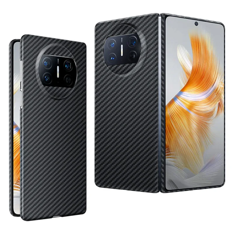 

Real Carbon Fiber Case for Huawei Mate X3 Ultra-Thin Aramid Fiber Anti-fall Cover for Huawei Mate X3 Case Capa
